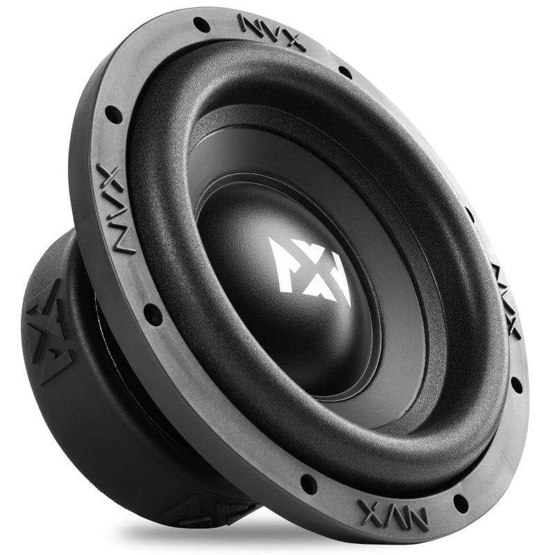 NVX ESW84 400W Peak (200W RMS) E-Series 8" Single 4-Ohm Car Subwoofer - Image 1