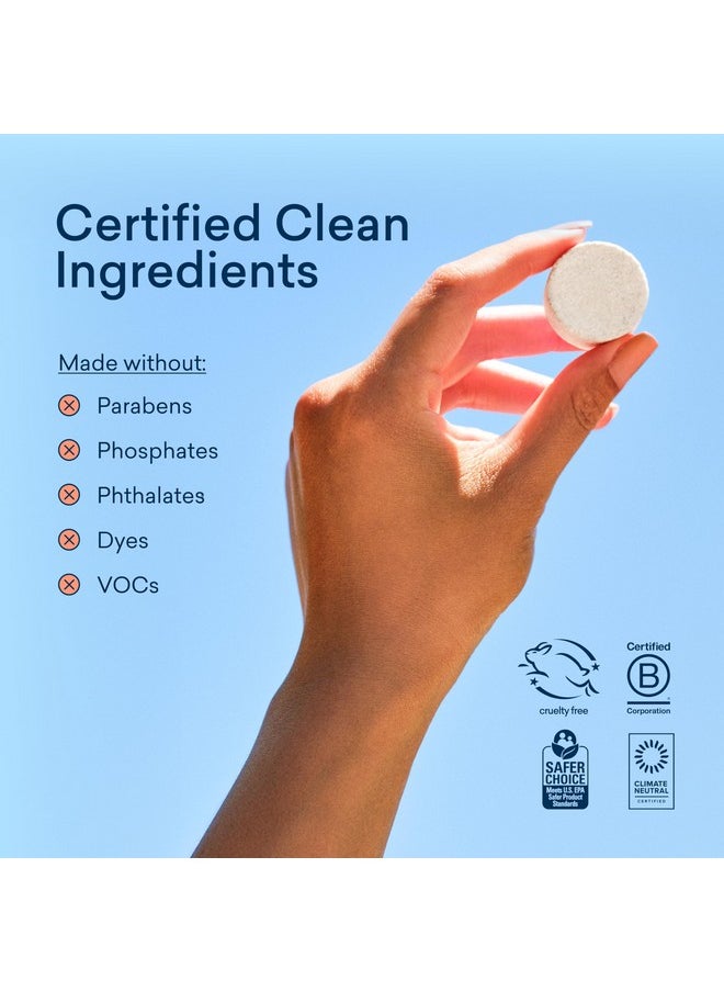 Blueland BLUELAND Hand Soap Starter Set Slate - 1 Refillable Glass Foaming Hand Soap Dispenser + 4 Tablets Refills | Iris Agave Scent | Eco Friendly Hand Soap | Makes 4 x 9 Fl oz bottles (36 Fl oz total)  - Image 5