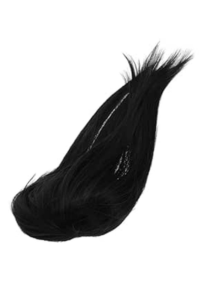 توب الشعر الاصطناعي الخفيف غير المرئي المشبك للنساء أسود 25 سم - Image 1