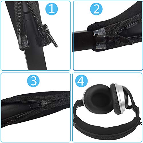 Sqrmekoko New Headband Protector Repair Parts Compatible with Razer Kraken Pro Gaming Headphone, Easy DIY Installation No Tool Needed - Image 3