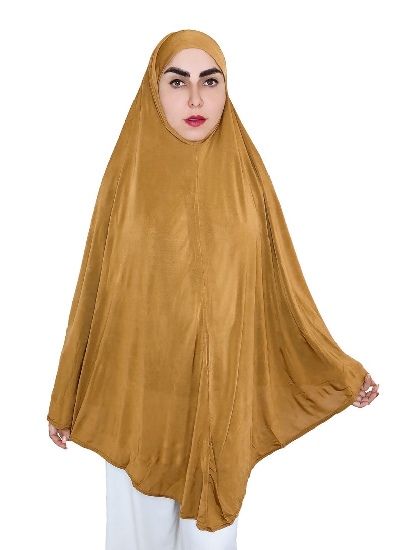 ليندا حجاب طويل أنيق للنساء من ليندا إسلامي ناعم خفيف الوزن من نسيج رايون 