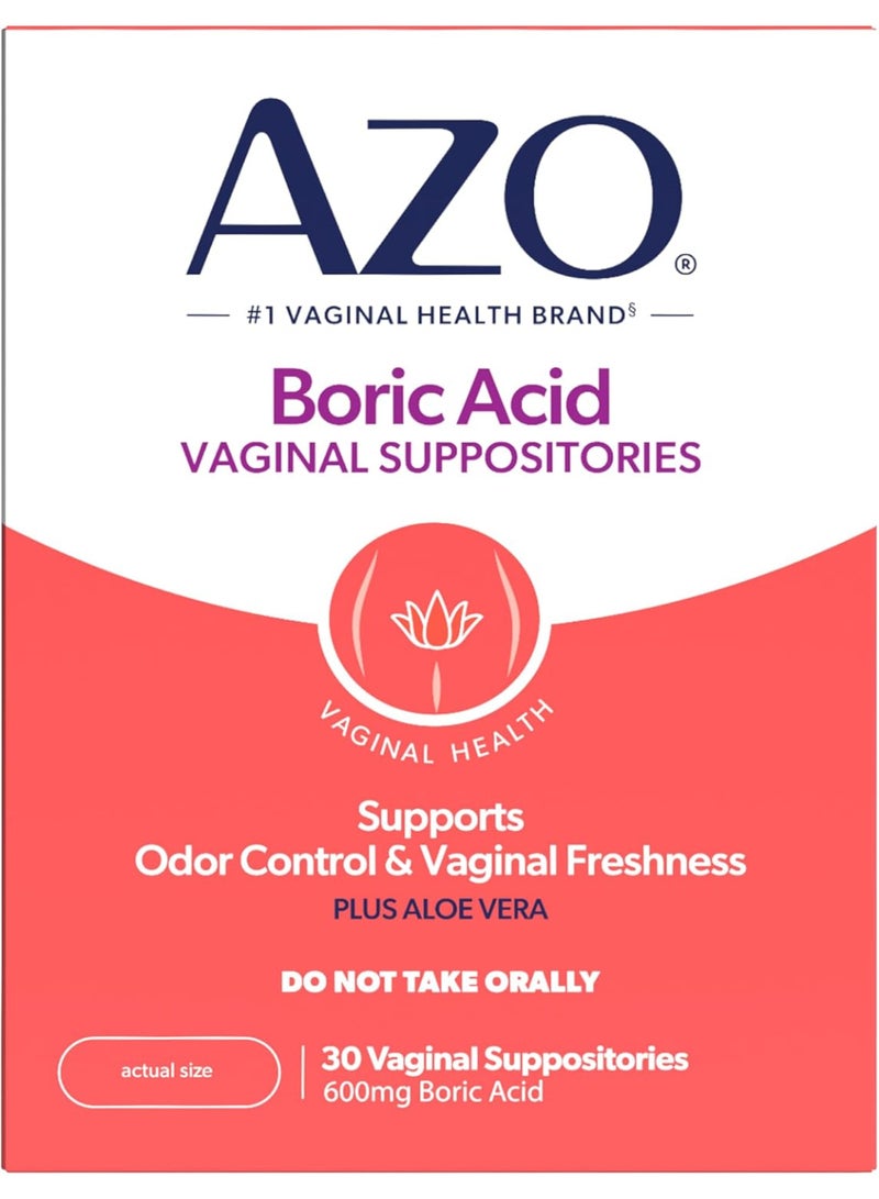 AZO Boric Acid Suppositories Helps Support Odor Control and Balance - Image 1
