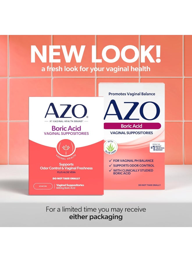 AZO Boric Acid Suppositories Helps Support Odor Control and Balance - Image 2