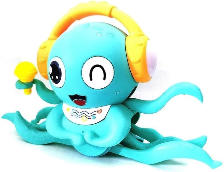 Leno Battery Operated Magic Dance Crawling Cartoon Octopus Vehicle Toy for Kid|Boys|Girls with Light & Sound - Image 4