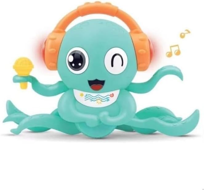 Leno Battery Operated Magic Dance Crawling Cartoon Octopus Vehicle Toy for Kid|Boys|Girls with Light & Sound - Image 1