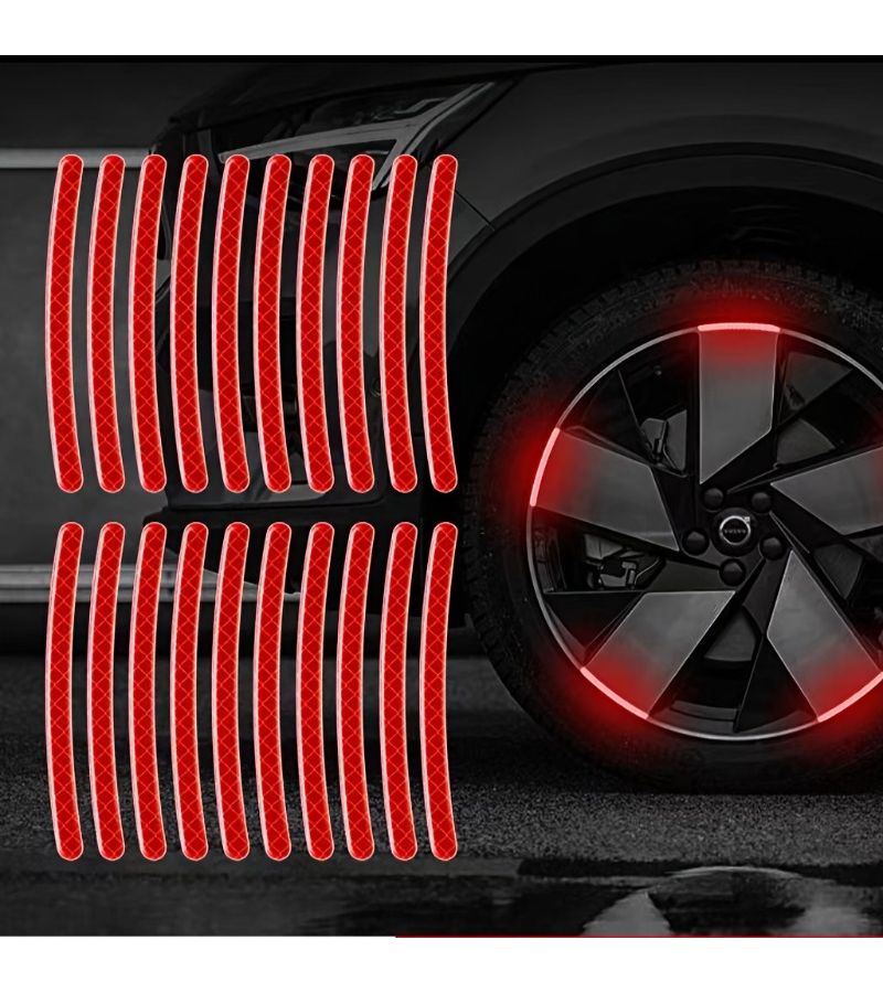 120pcs Glow in The Dark Tire Decals Bright Rim Stickers for Vehicles Motorbikes Bicycles Safety - Image 5