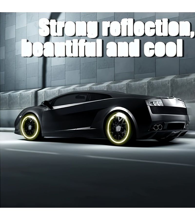 120pcs Glow in The Dark Tire Decals Bright Rim Stickers for Vehicles Motorbikes Bicycles Safety - Image 3