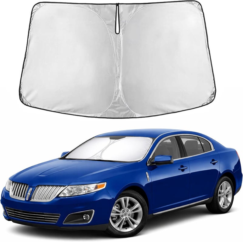 Windshield Sunshade for Lincoln MKS (2009–2016) - Custom Fit Front Window Shade - Image 1