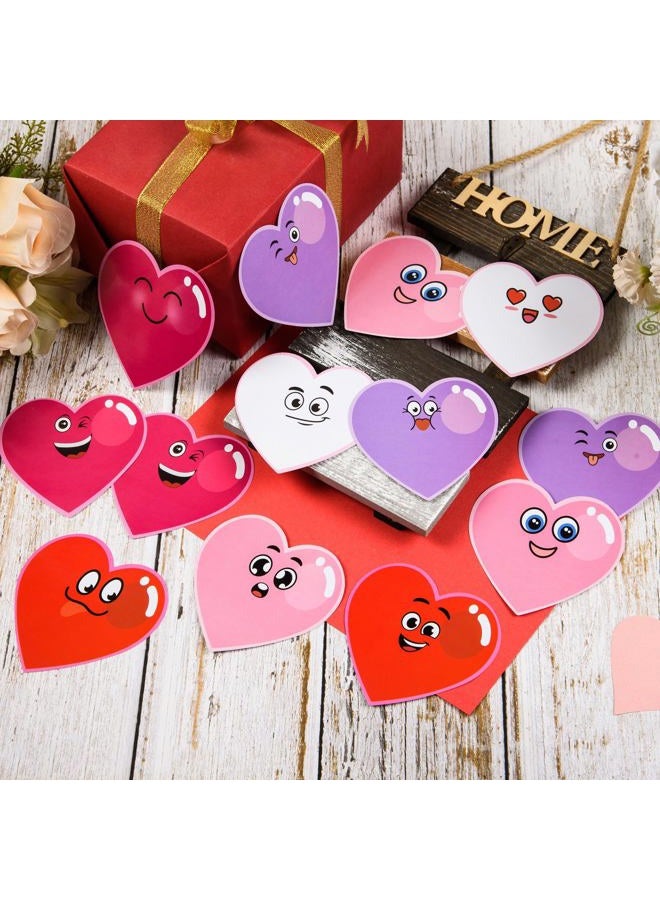 MixTeach 120 Pcs Colorful Heart Cutouts Heart Shapes Paper Bulletin Board, 10 Color - Image 4