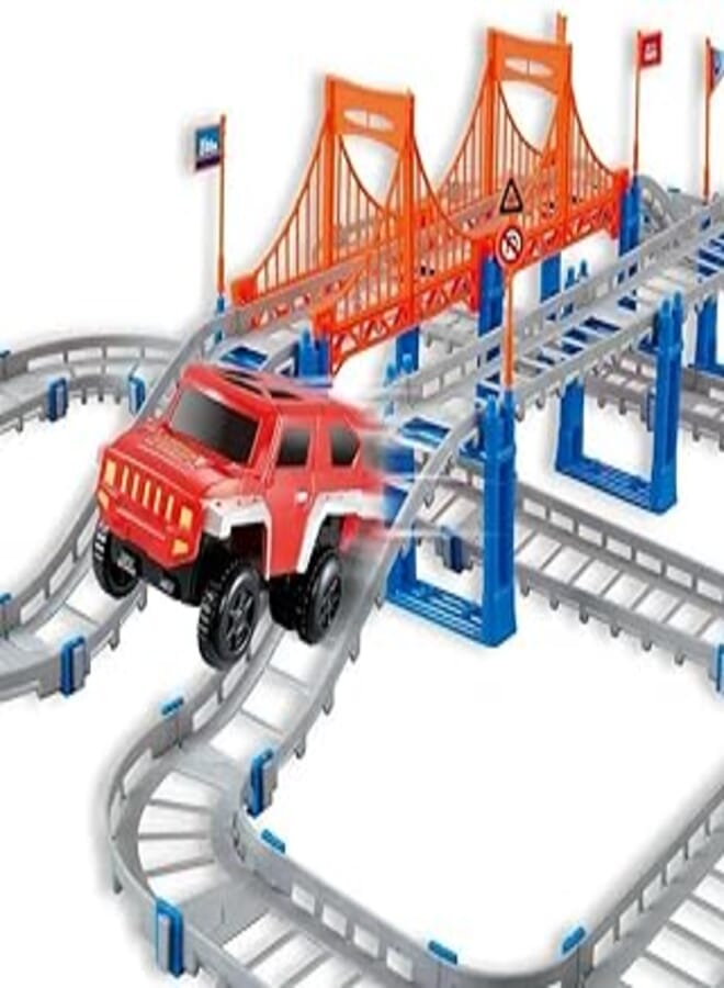 Track Cars Toy For Kids With Special Penguin