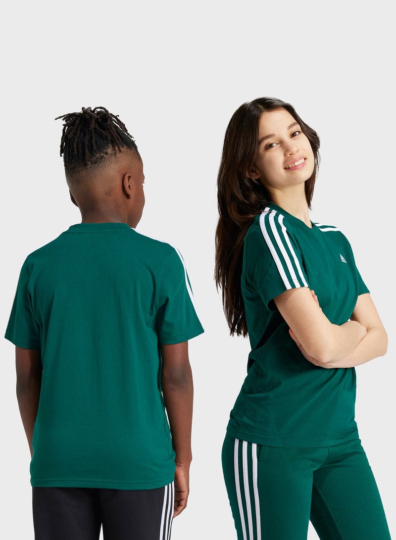 Adidas Youth 3-Stripes Logo T-Shirt - Image 2