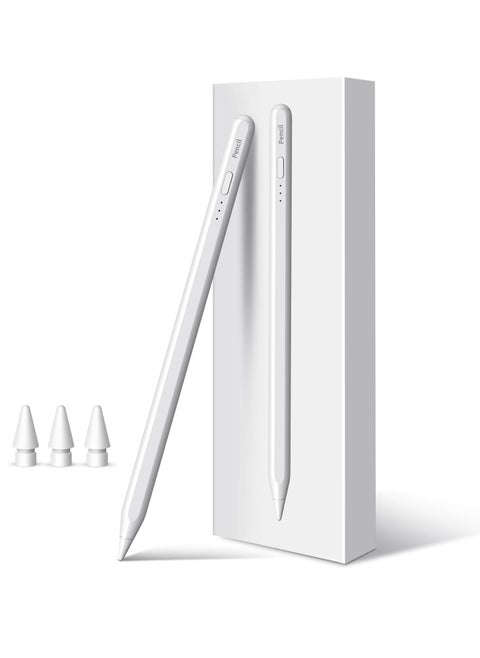 iPad Pencil 9th&10th Generation, 10 Mins Fast Charge Stylus Pen for Apple Pencil 1st/2nd iPad 6/7/8/9/10, iPad Pro 11" and 12.9", iPad Air 3/4/5, iPad Mini 5/6 with Palm Rejection, Tilt Sensitivity