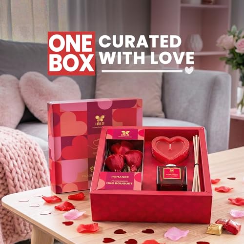 IRIS Bundle of Love – Gift Set with Candle, Roses & Reeds Diffuser | Gift That Lasts - Image 4