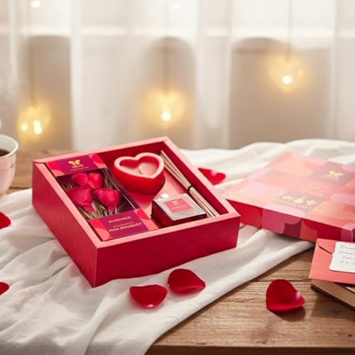 IRIS Bundle of Love – Gift Set with Candle, Roses & Reeds Diffuser | Gift That Lasts - Image 2