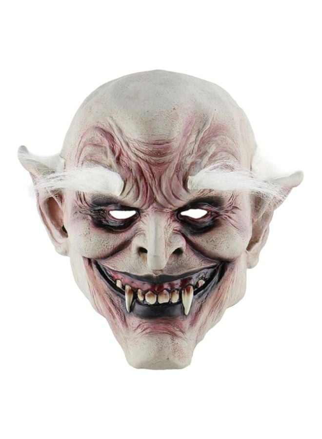 GObuy Vampire Mask Comfortable, Durable Sturdy Material White Color 5x12x5cm - Image 1