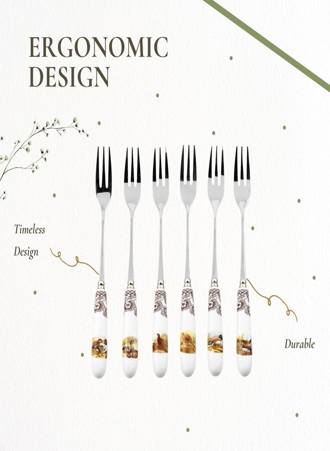 Spode Pastry Forks, Multi - Image 3