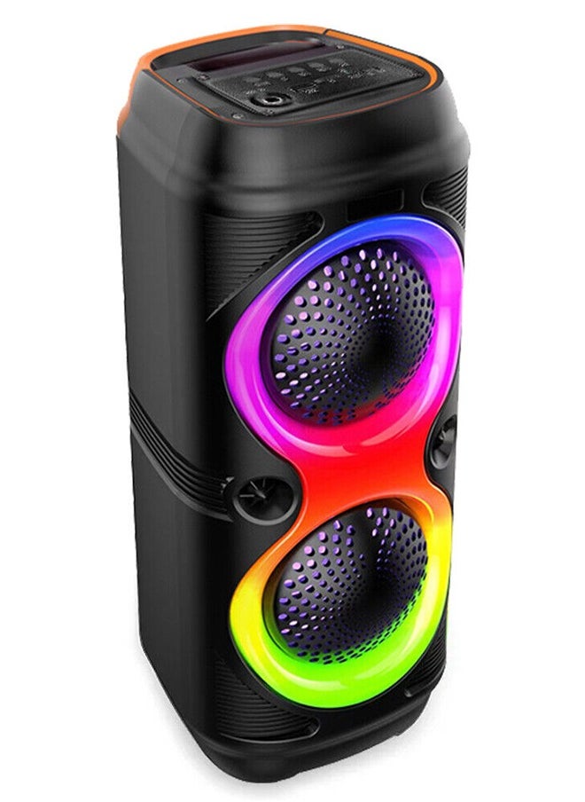 JL Audio - RGB Bluetooth Speaker with FM Radio, USB Port, and TF Card Reader and Microphone Socket Model JL-4403 - Image 1