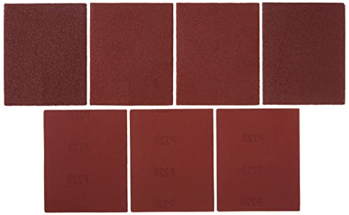 BLACK+DECKER Sandpaper Assortment, 1/4-Inch Sheet, 6-Pack (74-606) - Image 3
