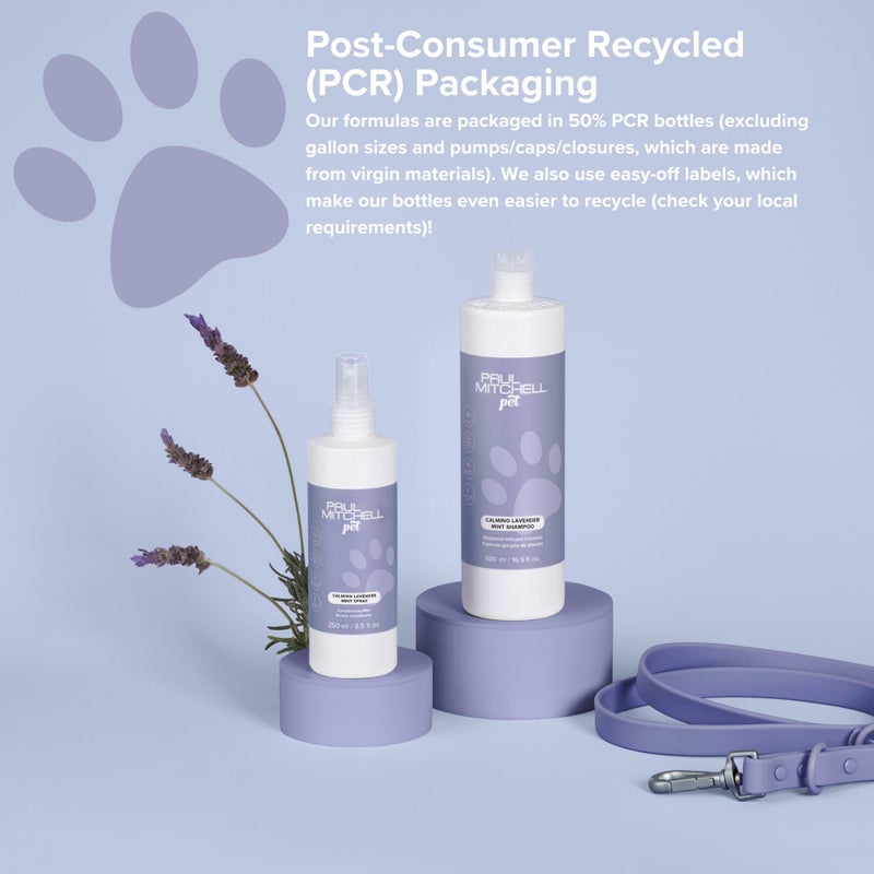 Paul Mitchell Pet Calming Lavender Mint Shampoo, Botanical-Infused Dog Shampoo, 16.9 fl oz - Image 5