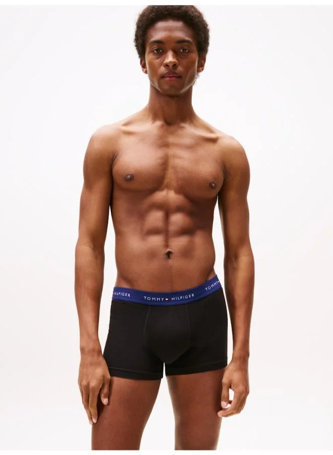 تومي هيلفيغر 3-Pack Signature Repeat Logo Waistband Trunks