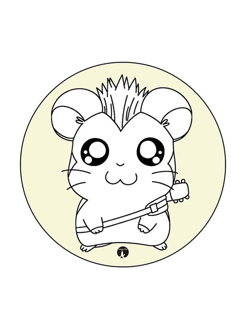 RKN Anime Hamtaro Printed Mouse Pad Multicolour