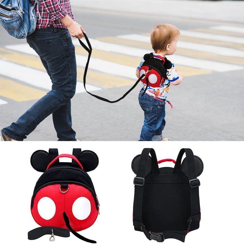 Yimidear Baby Anti-Lost Harness, Purified Cotton Toddler Safety Leash for Babies & Kids Boys and Girls (Red) - Image 4