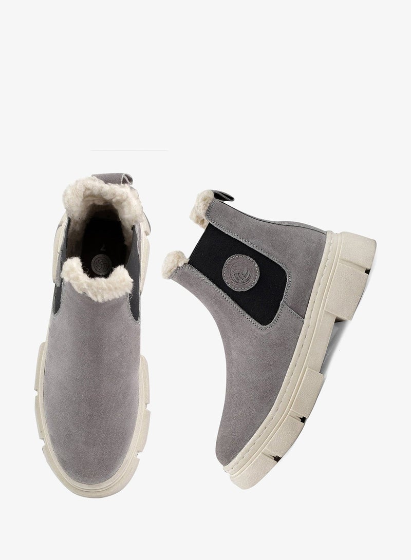 Bacca Bucci Alpine Armor Chelsea Snow Boots with Suede and Fur - Image 2