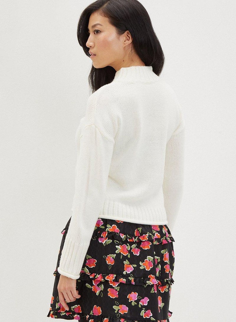 DOROTHY PERKINS Floral Print Ruffle Detail Skirt  - Image 2