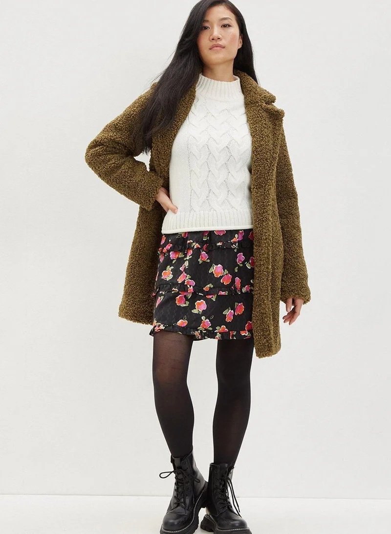 دوروثي بيركنز تنورة كشكش بطبعة أزهار