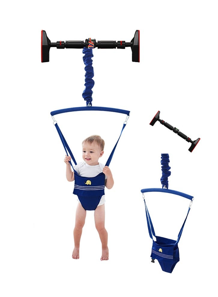 ما بيبي كرسي هزاز للأطفال مزود بنابض قوي وحزام قابل للتعديل - جهاز تمارين الأطفال الأصلي - كرسي هزاز للأطفال، إطار لياقة بدنية للأطفال، سهل التركيب، هدية مثالية للرضع - Image 1
