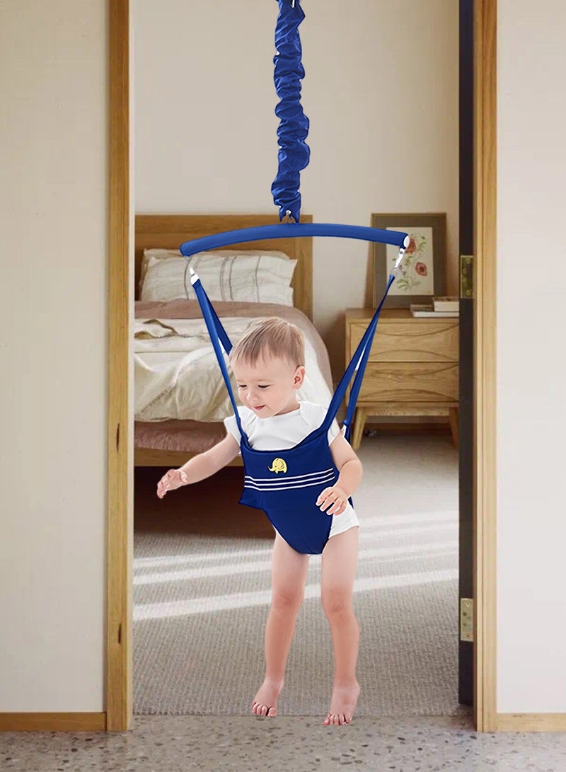 ما بيبي كرسي هزاز للأطفال مزود بنابض قوي وحزام قابل للتعديل - جهاز تمارين الأطفال الأصلي - كرسي هزاز للأطفال، إطار لياقة بدنية للأطفال، سهل التركيب، هدية مثالية للرضع - Image 5