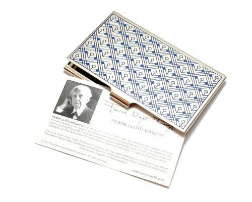 ACME Studios Cinema San Diego Etched Business Card Case by Frank Lloyd Wright C2W51BC - Image 3