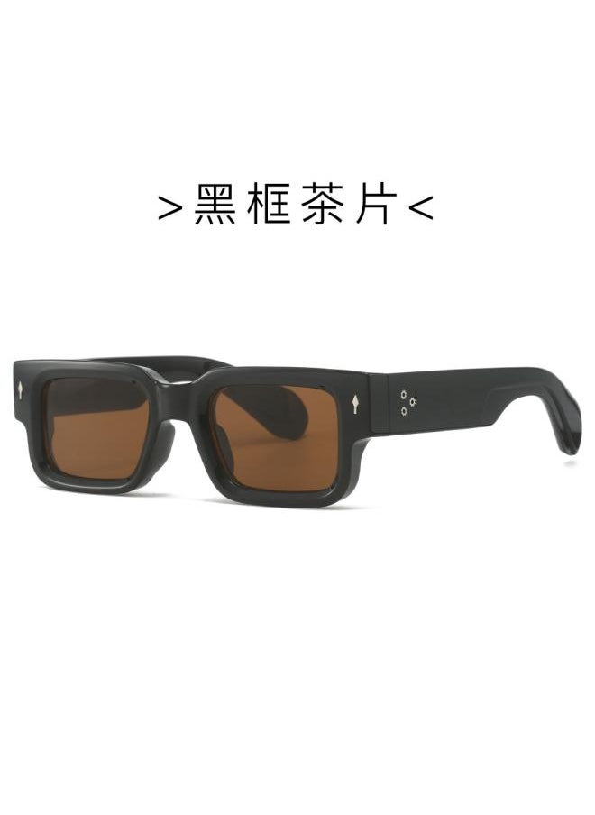 Generic - New Mitin Imitation Plate Thick Frame Sunglasses 2729 European And American Versatile Classic Sunglasses Street Shooting Sunglasses - Image 1