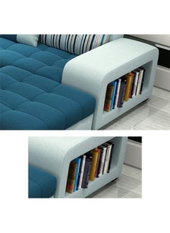 KARNAK Karnak Sectional Sofa Removable and Washable Fabric U-Shaped Sofa for Living Room Corner Sofa Color (Blue)  - Image 5