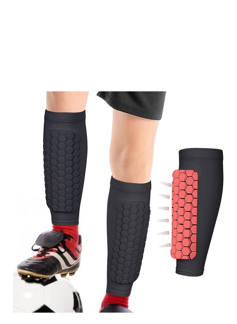 Y&D Football Shin Guards, Soccer Guard Socks with Foam - Image 1