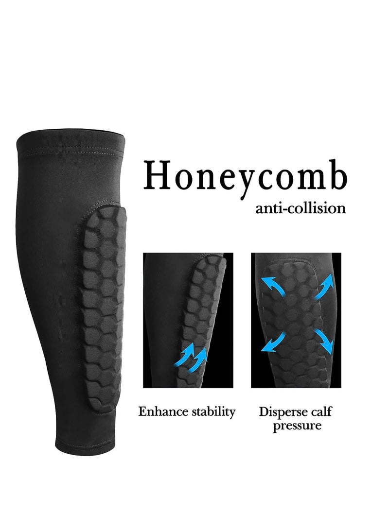 Y&D Football Shin Guards, Soccer Guard Socks with Foam - Image 2