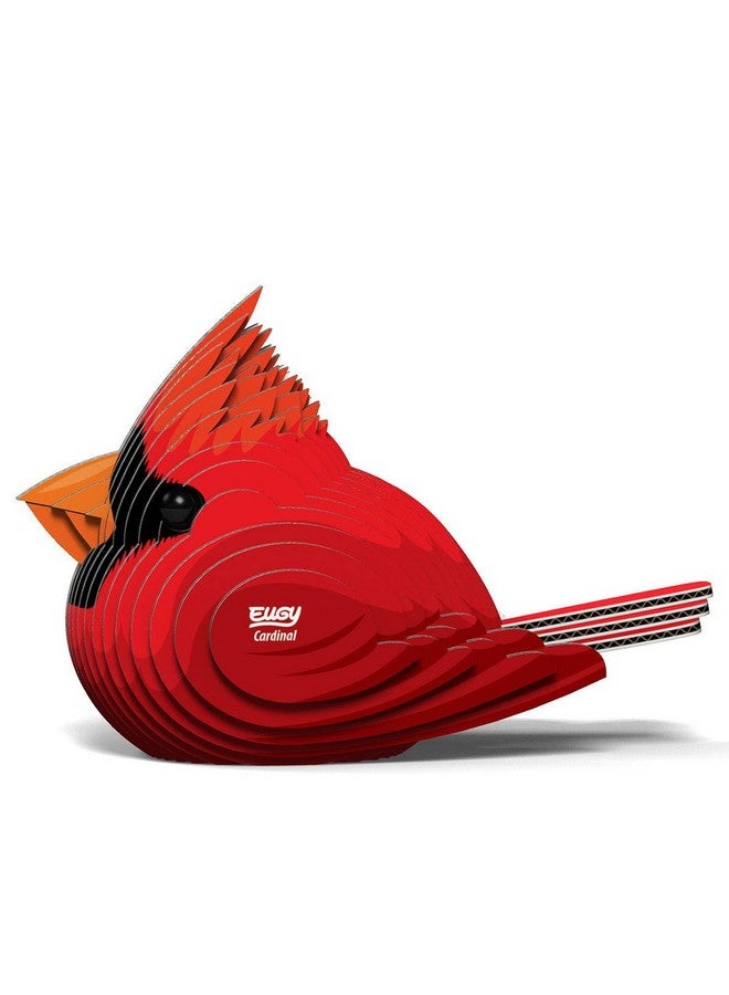 EUGY Cardinal 3D Puzzle, 27 Piece Eco-Friendly Educational Toy Puzzles For Boys, Girls & Kids Ages 6+ - Image 3