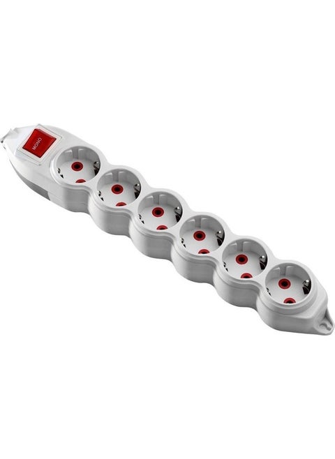 6-Grounded Switched Terminal Group Socket