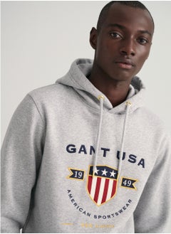 GANT Gant Men's Sweatshirt Hoodie Regular Fit  - Image 2