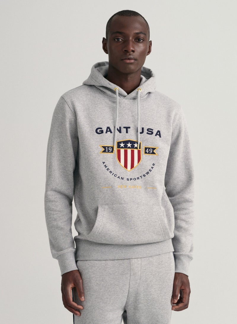 GANT Gant Men's Sweatshirt Hoodie Regular Fit  - Image 1