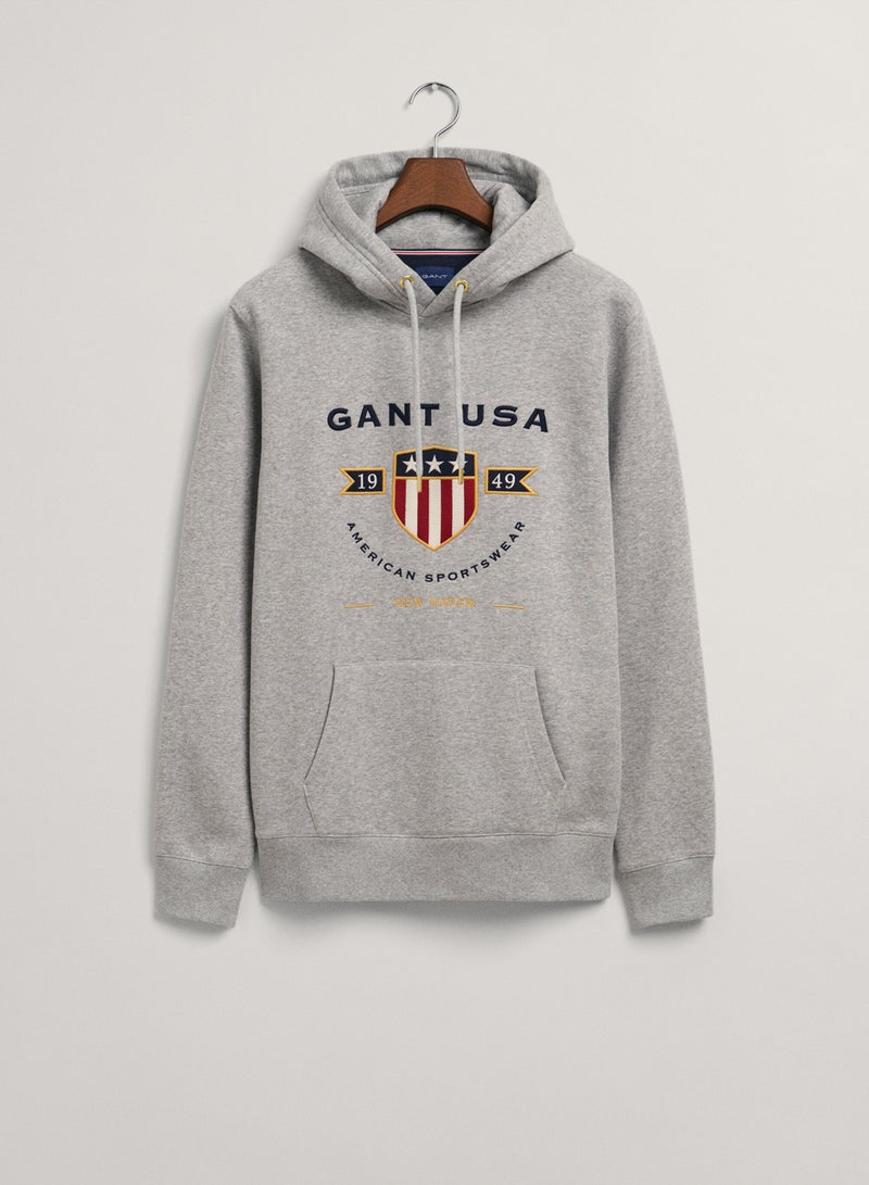 GANT Gant Men's Sweatshirt Hoodie Regular Fit  - Image 3