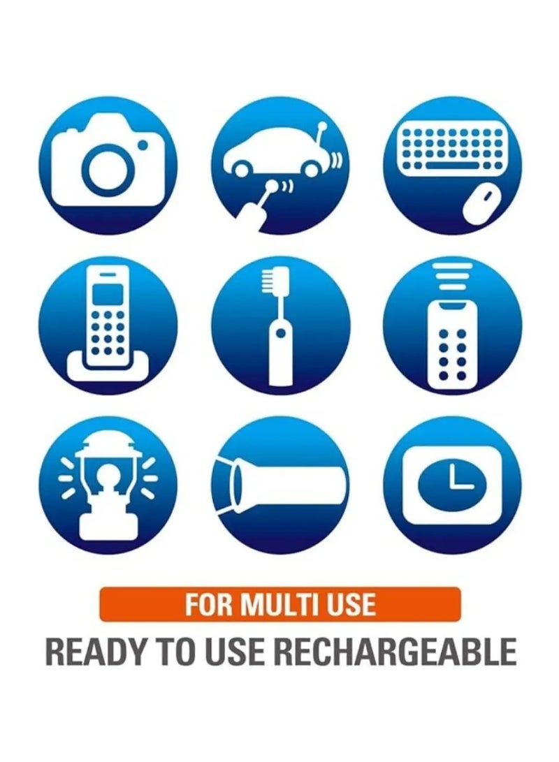 Panasonic Eneloop AAA 800Mah Rechargeable Batteries,Pack Of 2 - Image 2