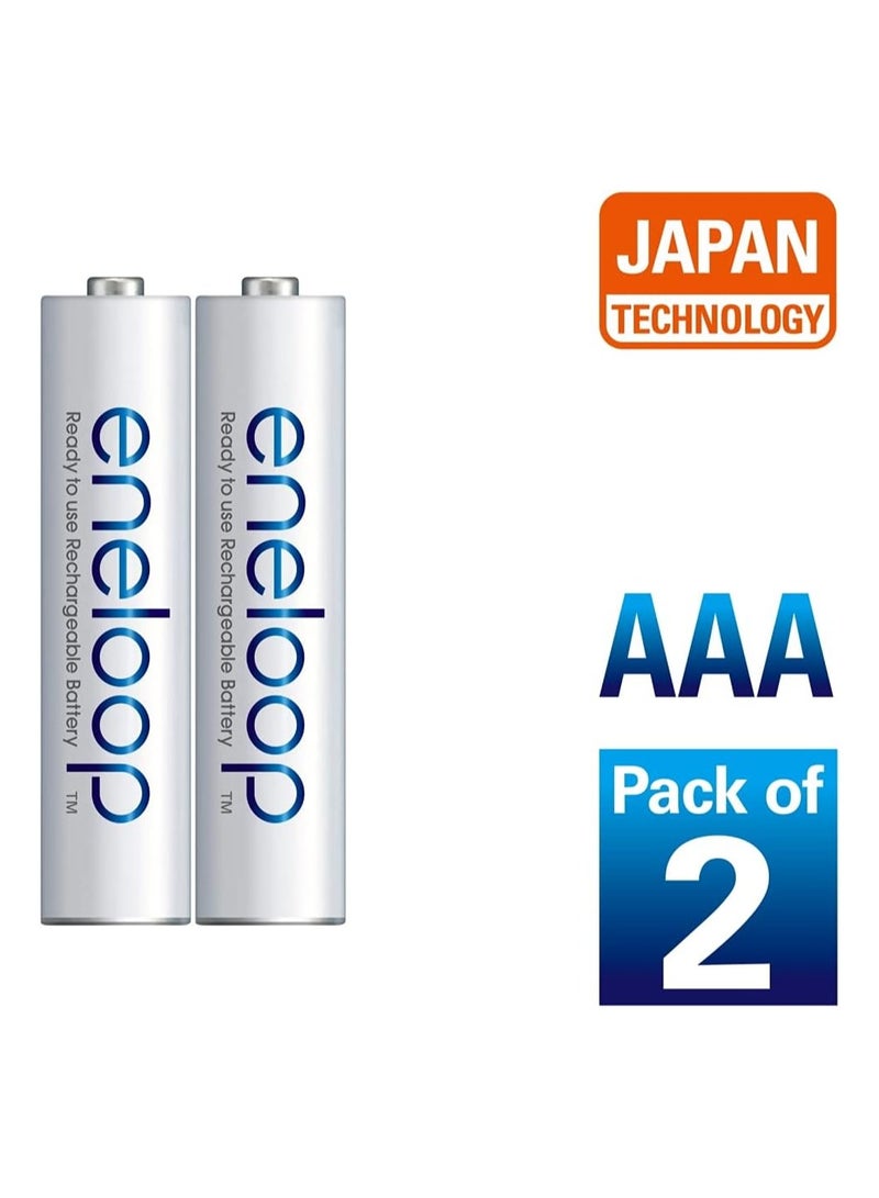 Panasonic Eneloop AAA 800Mah Rechargeable Batteries,Pack Of 2 - Image 3