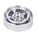 G.T.R RC 4Pcs Wheels Hub Rims Wheel Rims for Tamiya Sand ScorcherFrogFighting BuggyGrasshopperSuperchamp Aluminum 110 RC Car Chassis Upgrade Parts Silver - Image 4