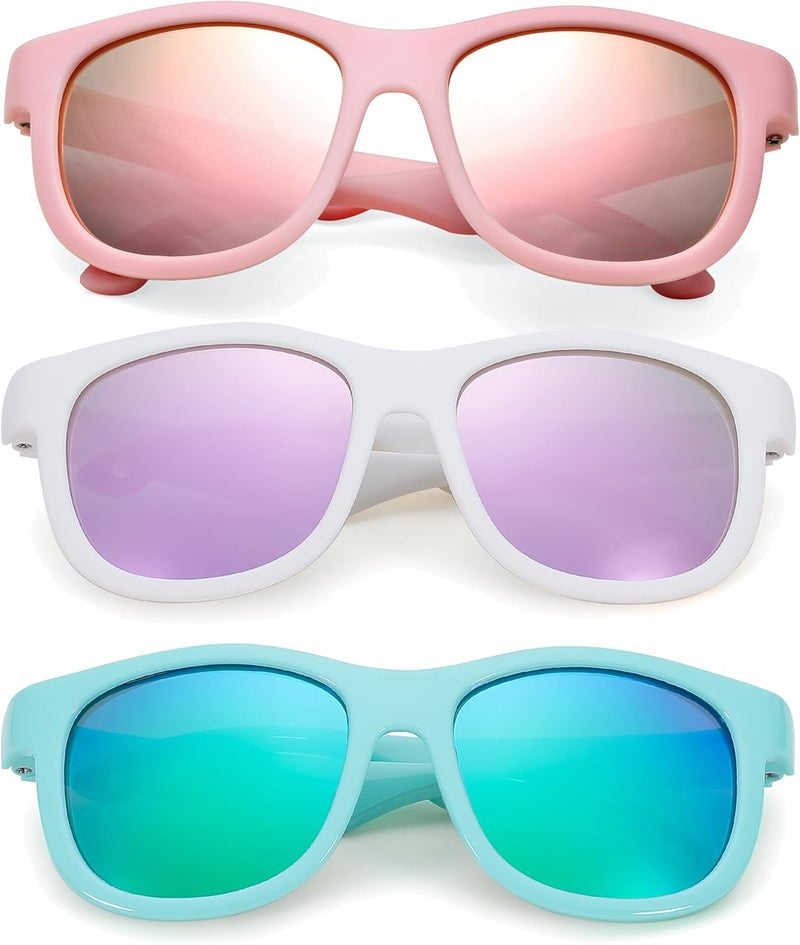 NULOOQ Flexible Polarized Baby Sunglasses with Adjustable Strap for Toddler Newborn Infant Age 0-24 Months - Image 5