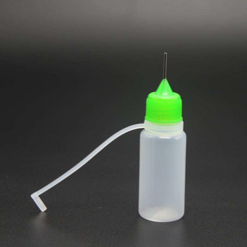 Generic 10ml Colorful Syringe Bottles for Cosmetics Green 