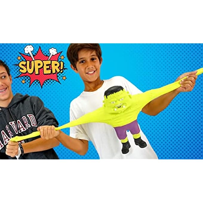 Ja-Ru Huge Mega Stretchy Monster Toy 12" Tall Stretching 400% his Size. Halloween Action Figures Squish & Pull Fidget Toy Anxiety Stress Toy Kids & Boys Party Favor 94306-1s - Image 4
