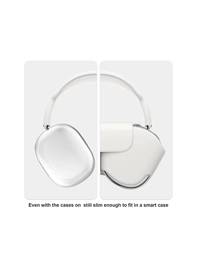 erorex Air Pods Max Case Air Pods Max Soft Clear Cover Protection Transparent Tpu Skin Anti Scratch Protective Cover For Air Pod Max Protector Ear Cup Anti Dust Slim Silicone Cover 1 Pack - Image 4