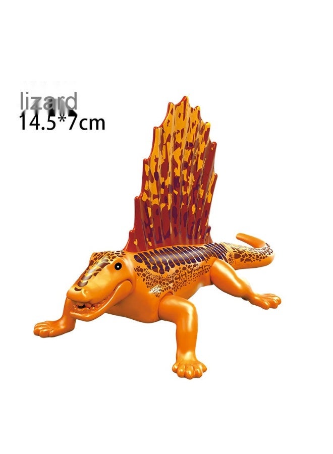 نيبمينينت لعبة مكعبات الديناصورات من العصر الجوراسي - مجموعة جديدة من الديناصور تريسييراتوبس ونماذج متنوعة من الديناصورات