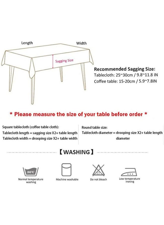 Styleys - Styleys Dining Chair Cover with Table Covers for Kitchen Waterproof Dining Table Cloth (1 Table Cover + 4 Chair Cover, Floral Wine, K722) - Image 1